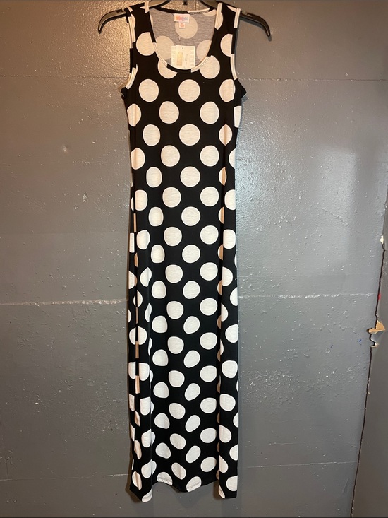 LuLaRoe Dresses & Skirts - LuLaRoe Black and White Polka Dot Maxi Dress